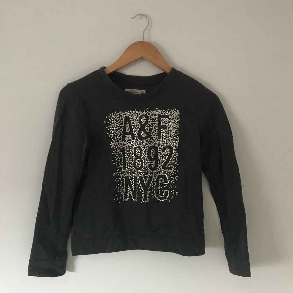 Abercrombie kids gray sweater size 11/12